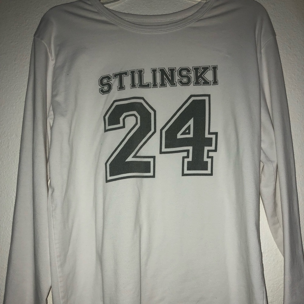 white teen wolf long sleeve shirt